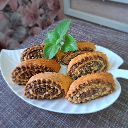 Гата с орехами