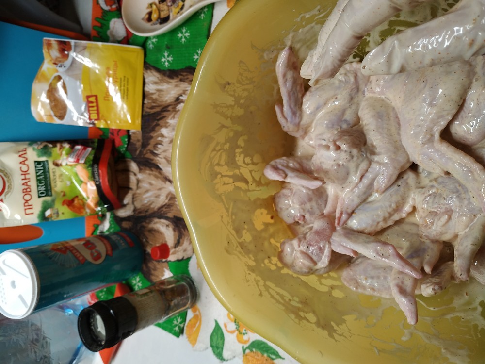 Маринад для куриных крылышек