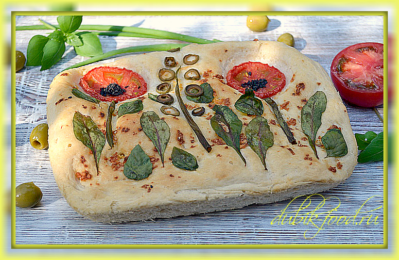 Фокачча с чесноком