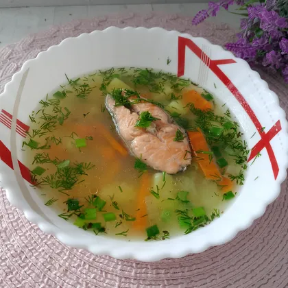 Рыбный суп с форелью