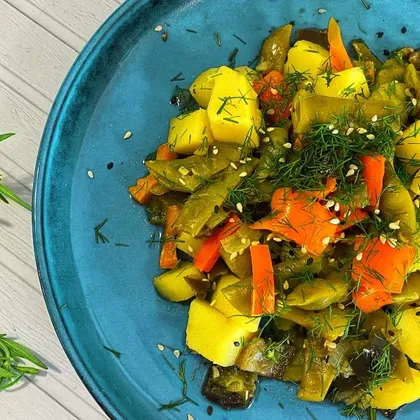 Бенгали Таркари - это овощное рагу по индийскому рецепту. Летнее вегетарианское блюдо для всей семьи