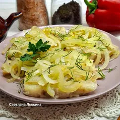 Филе минтая в брикетах, жаренное на сковороде