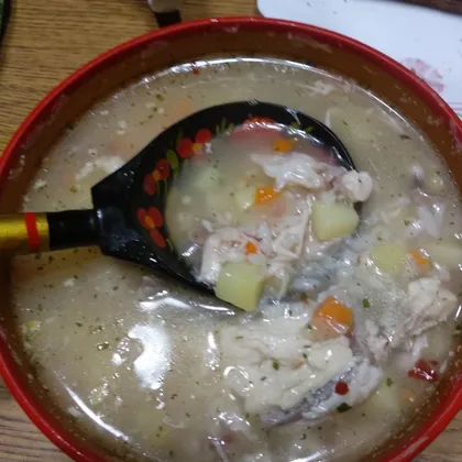 Суп луковый с рисом и аджикой. Без зажарки