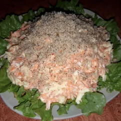 Салат из моркови с ананасом