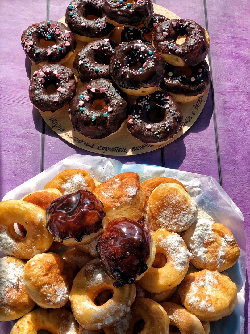 Наивкуснейшие,воздушные пончики 🍩 🤤