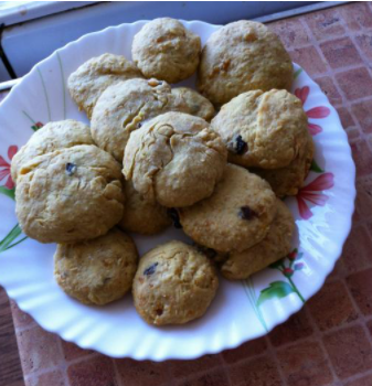Печенье из тыквы и овсяных хлопьев. Новый год🎄