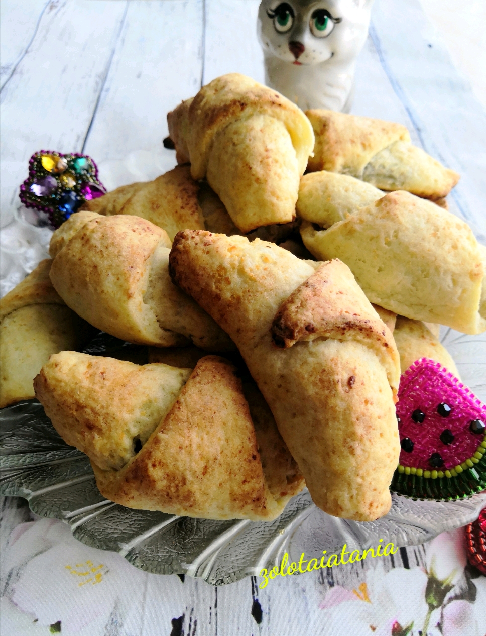 Рогалики творожные 🥐🥐🥐