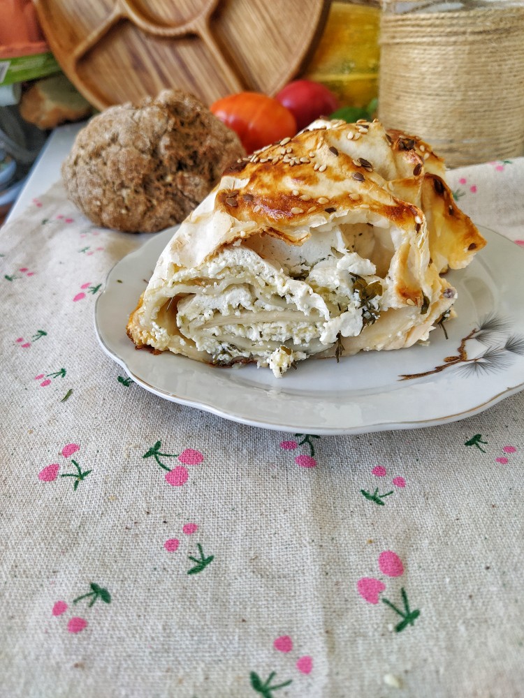 Творожная улитка из лаваша