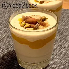 Шрикханд с кулисом из манго |Shrikhand with Mangocoulis