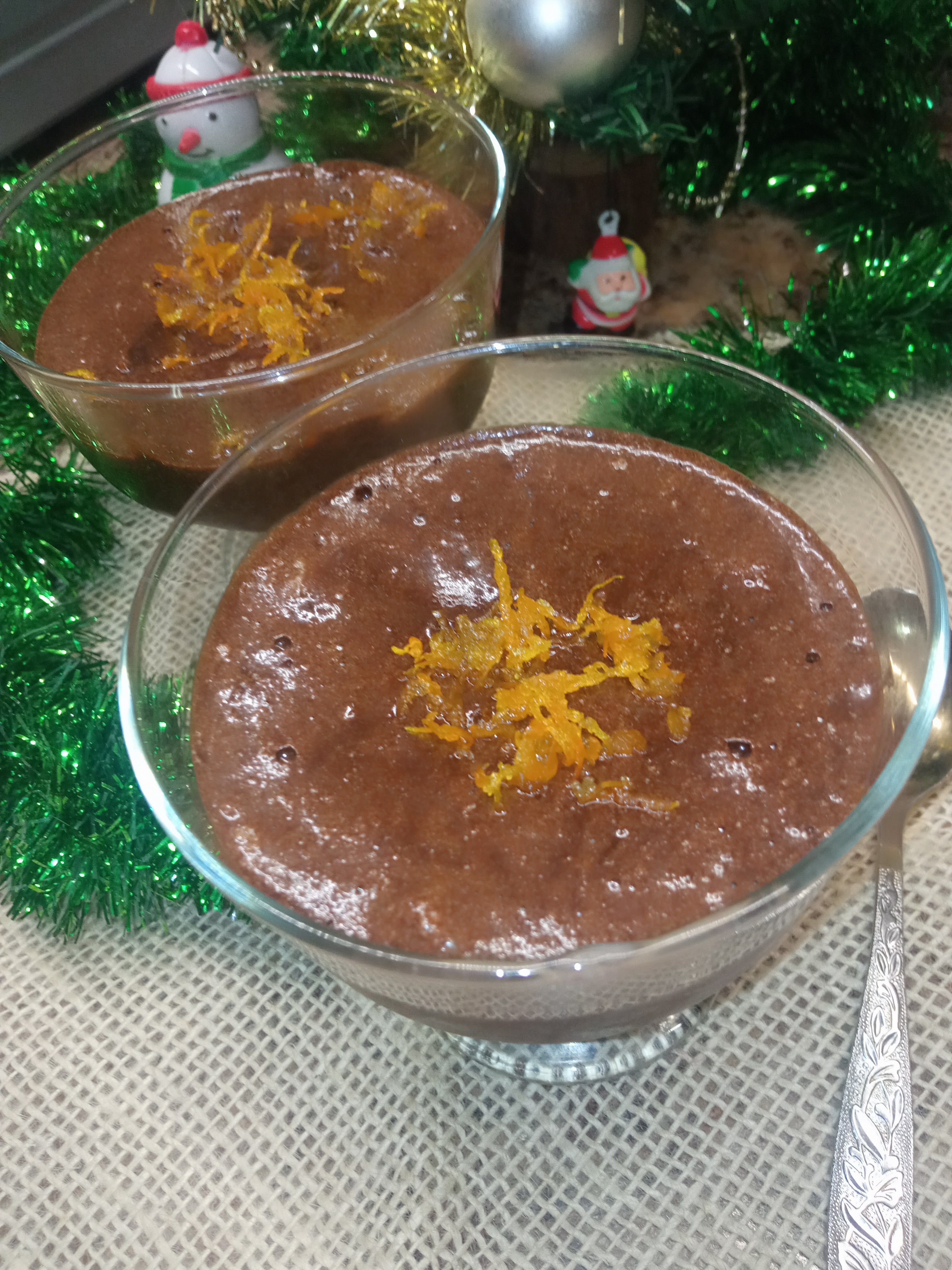 Шоколадно-апельсиновой мусс