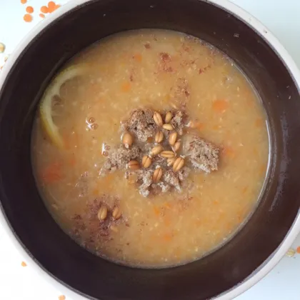 Томатно-бобовый крем-суп