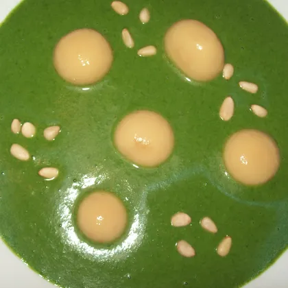 Крем-суп зелёный-призелёный