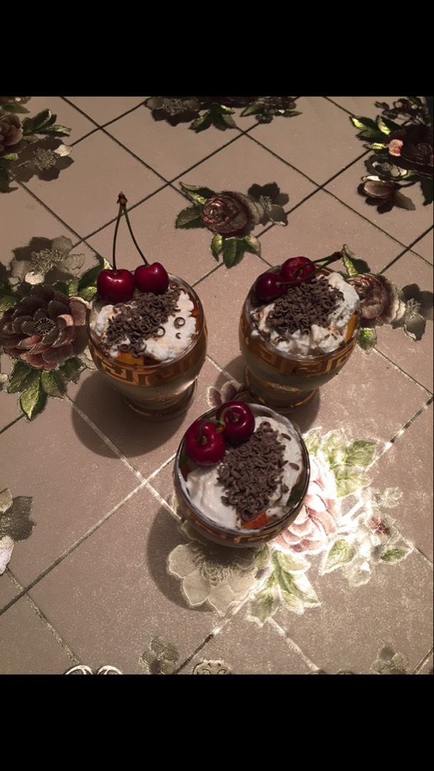 Десерт из мороженого