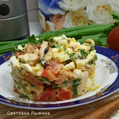 Салат с морепродуктами