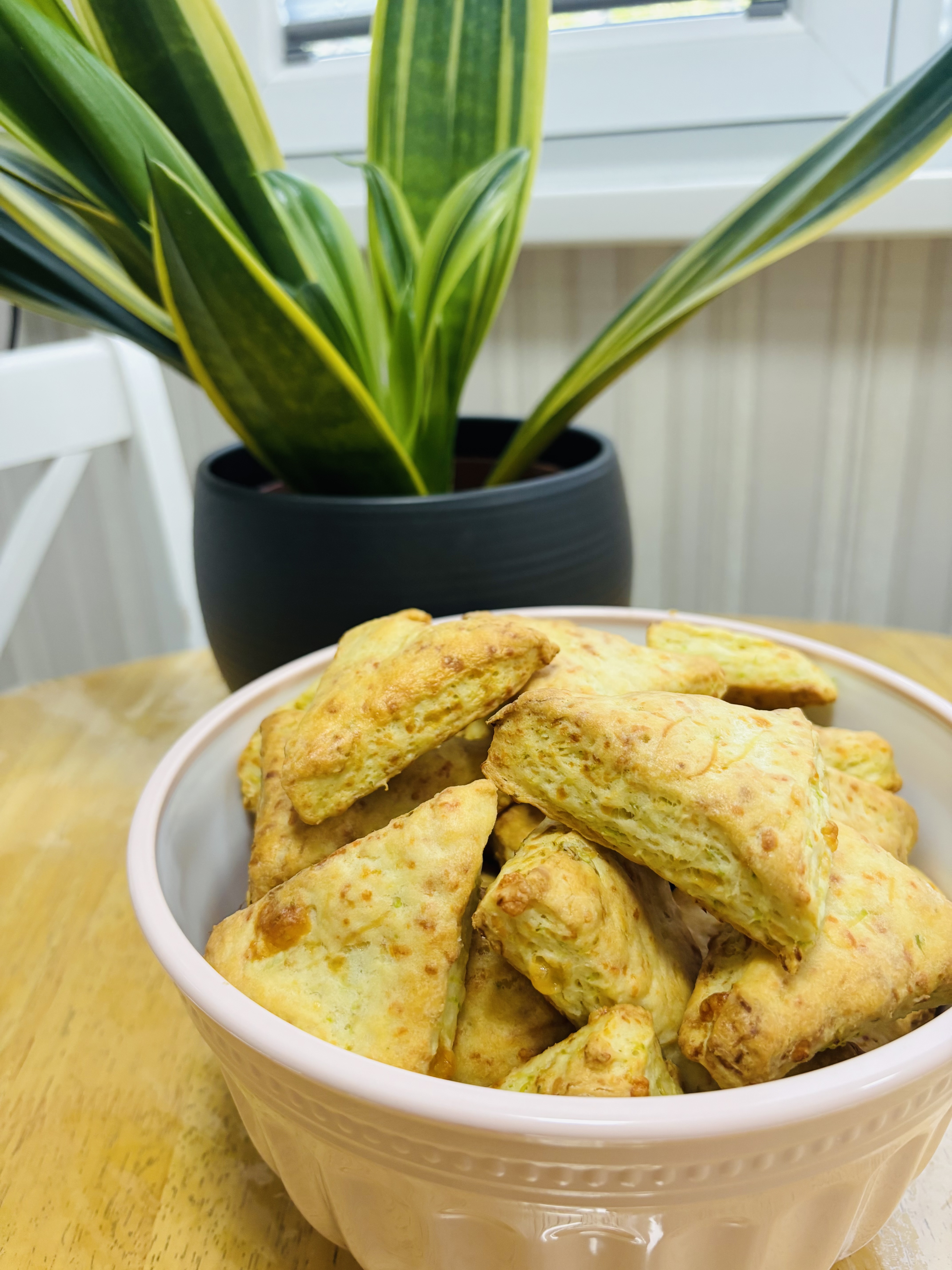 Сконы с кабачками и сыром 