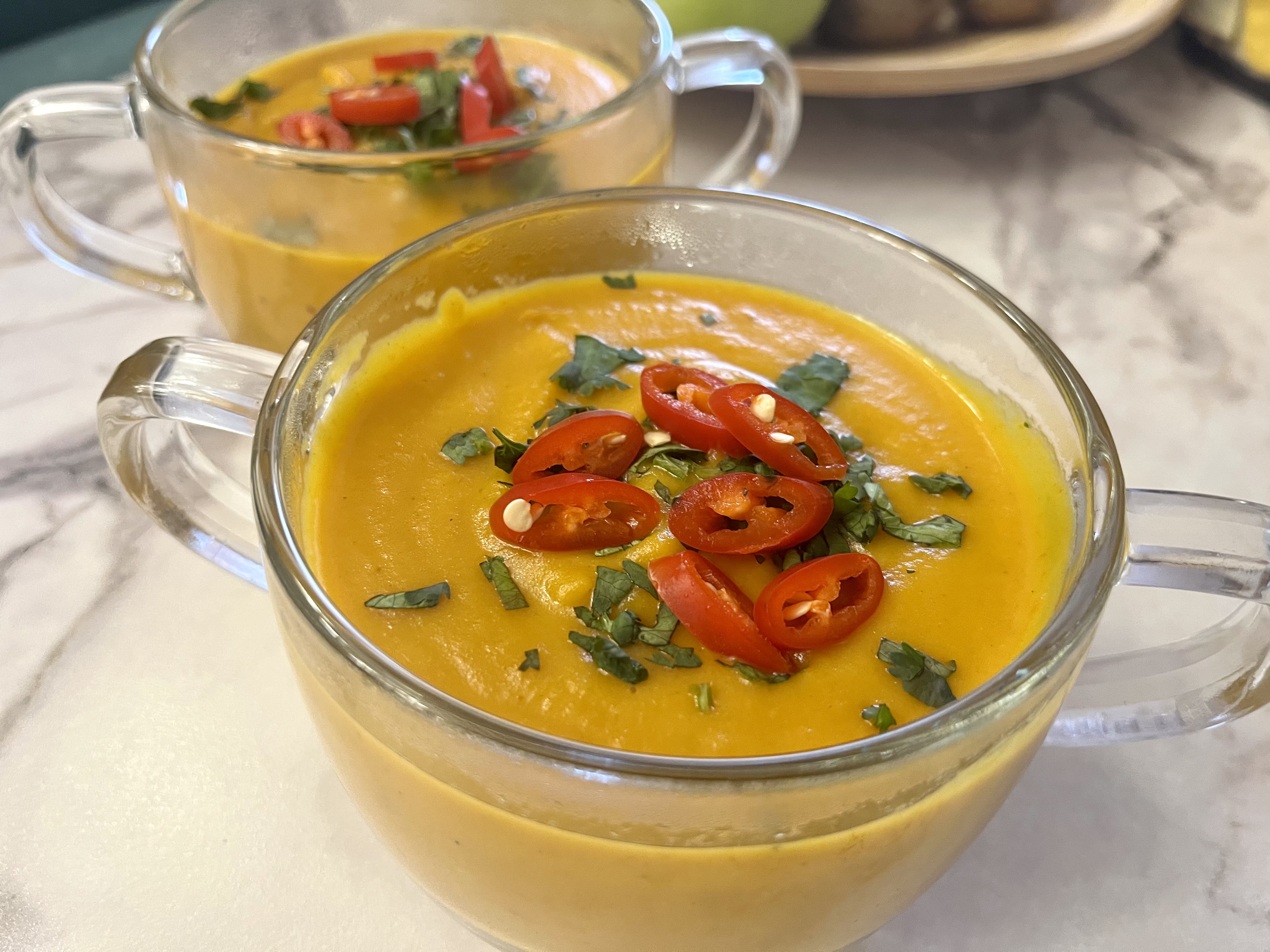 Острый морковный суп-пюре