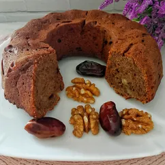 Постный кекс без сахара и глютена