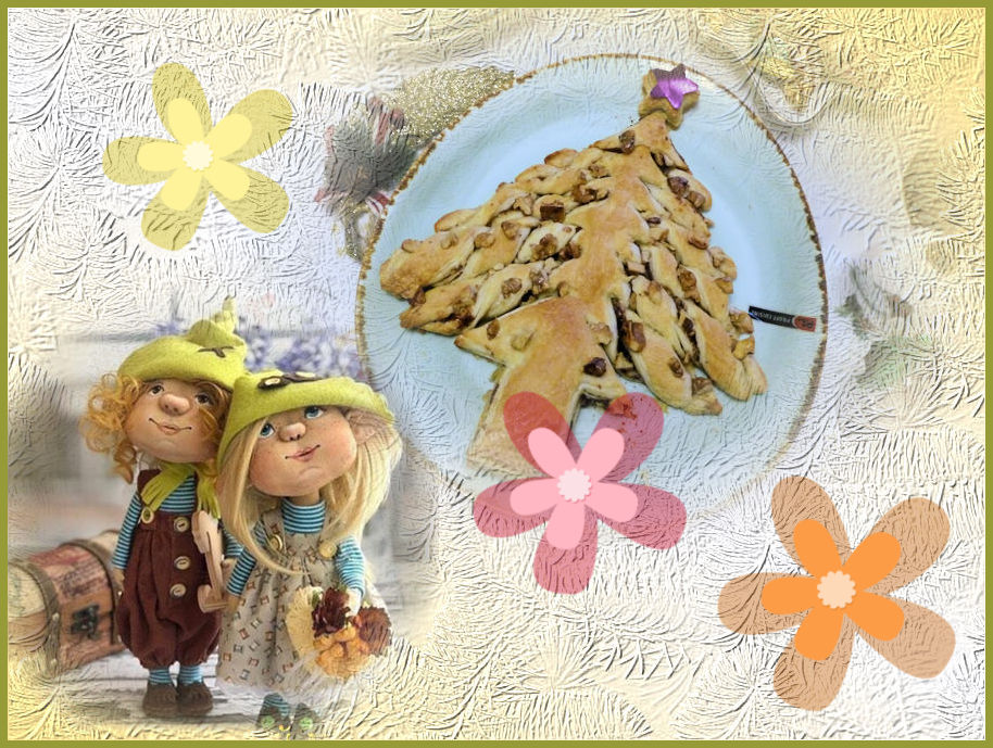 🎄 «Ёлочка» из слоеного теста