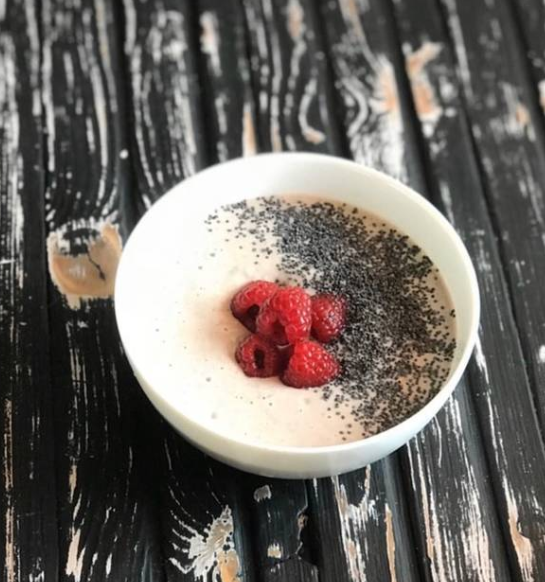 Веганский творожок из зелёной гречки