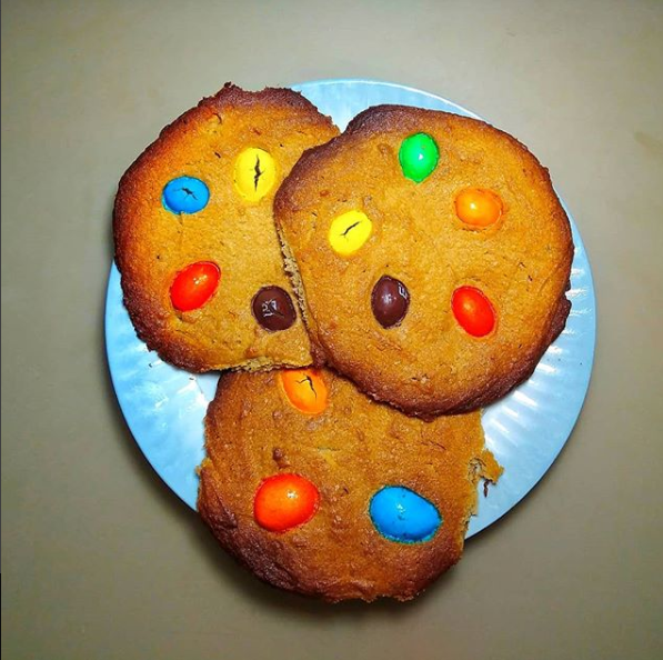 Детское разноцветное печенье – кулинарный рецепт
