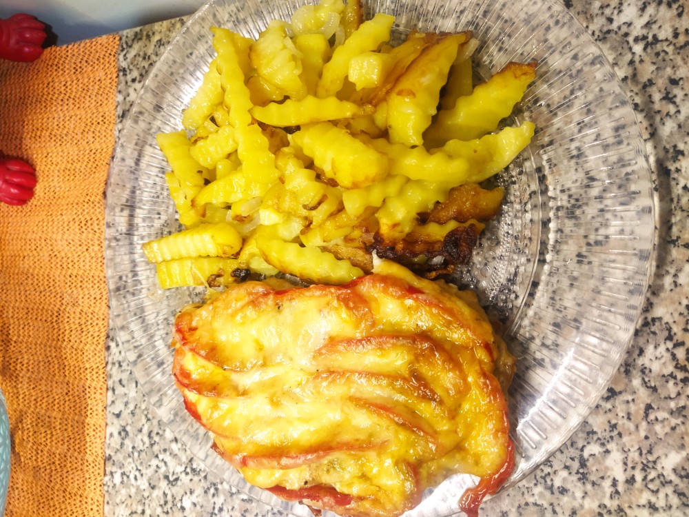 Курица с болгарским перцем