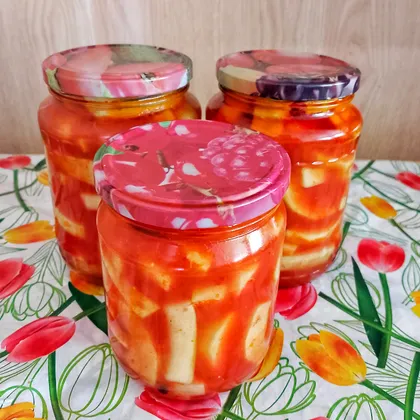 Кабачки в томатной заливке на зиму