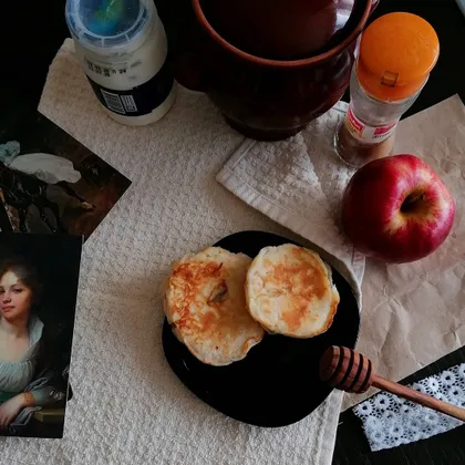 Яблочные пп оладьи 😍😋🍏