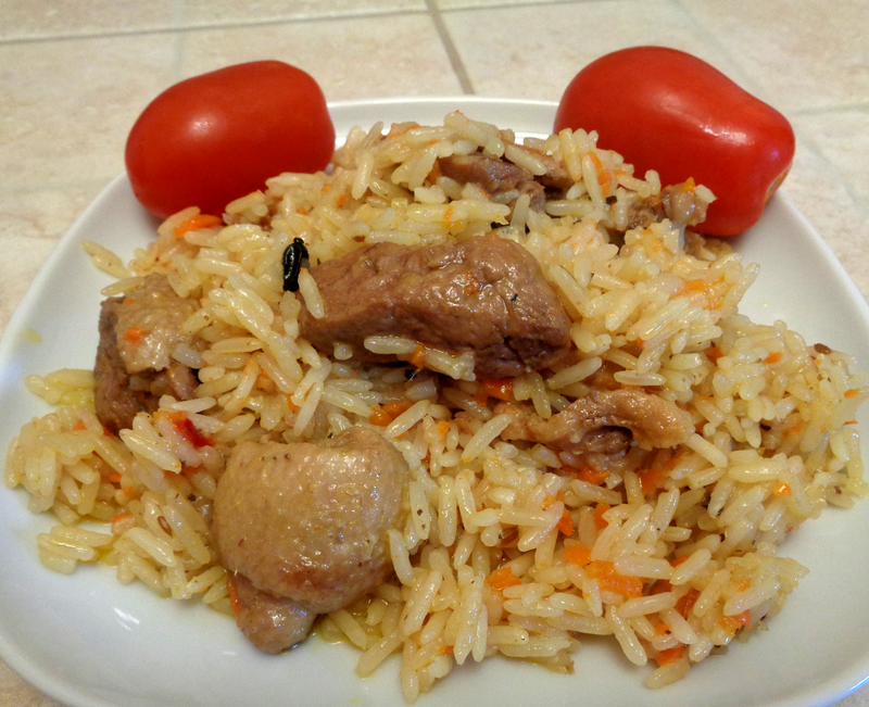 Плов из утки в мультиварке