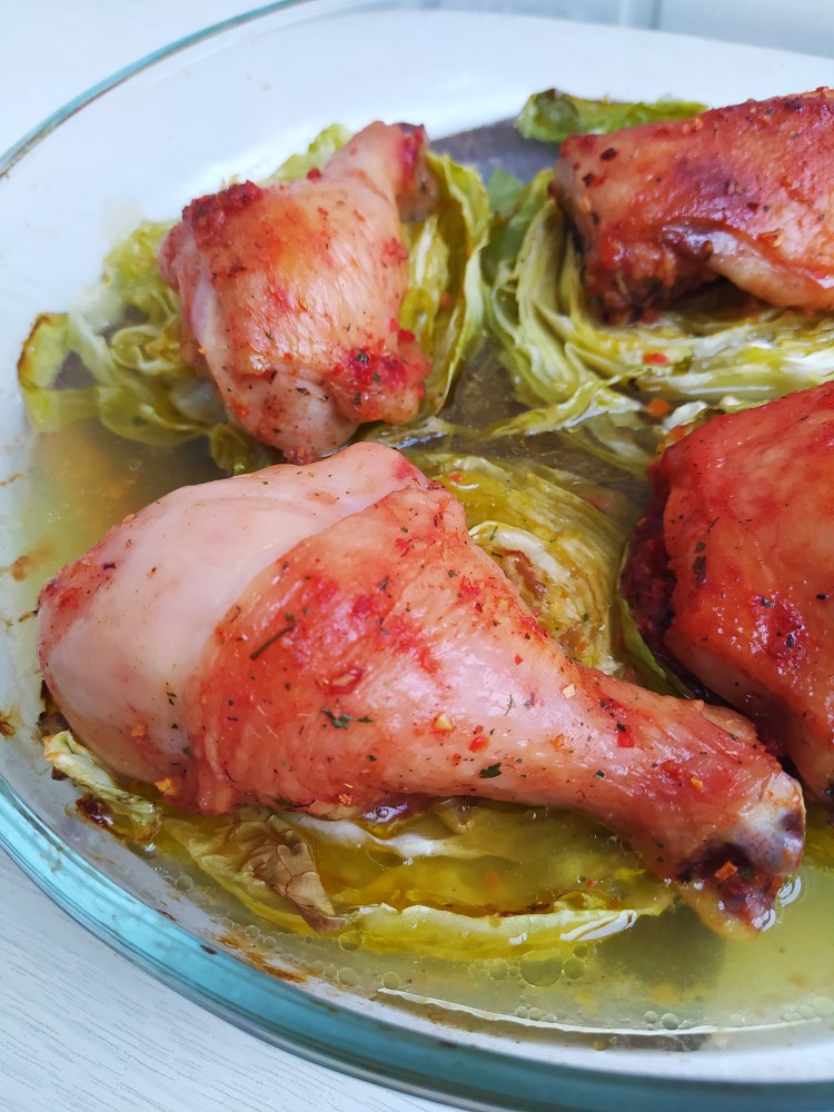 Целая курица с чесноком в духовке - Простые рецепты - женский сайт