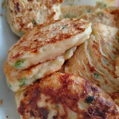 Сырные оладушки