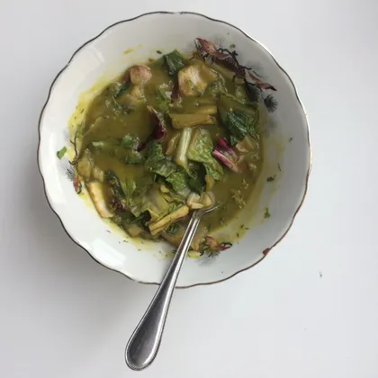 ПП-суп из овощей с зеленью