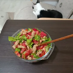 Салат с соевым мясом 🥗