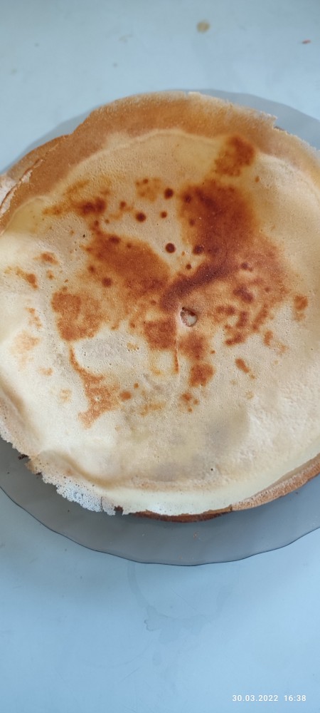 Тонкие блинчики с корицей