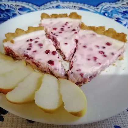 Пирог с брусничкой 🍒