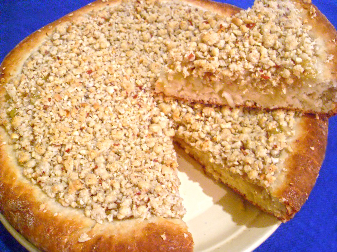 Яблочный пирог со штрейзелем - рецепт с фото пошагово