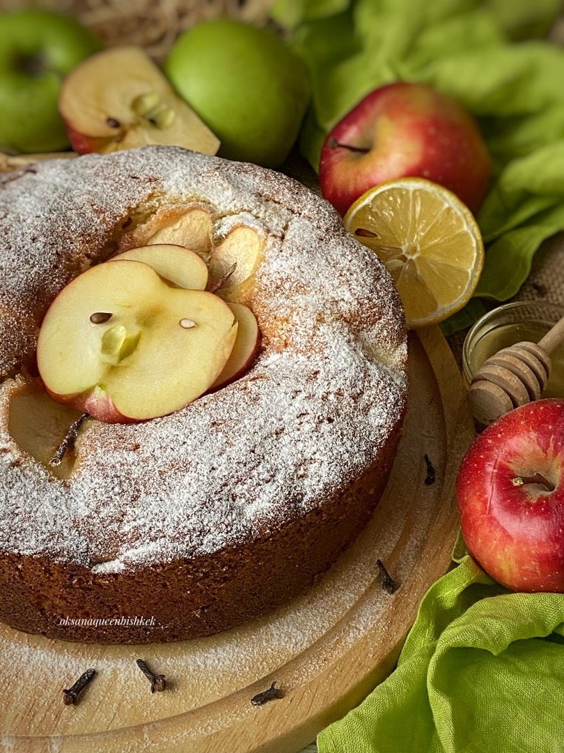 🍏Яблочно-медовый пирог