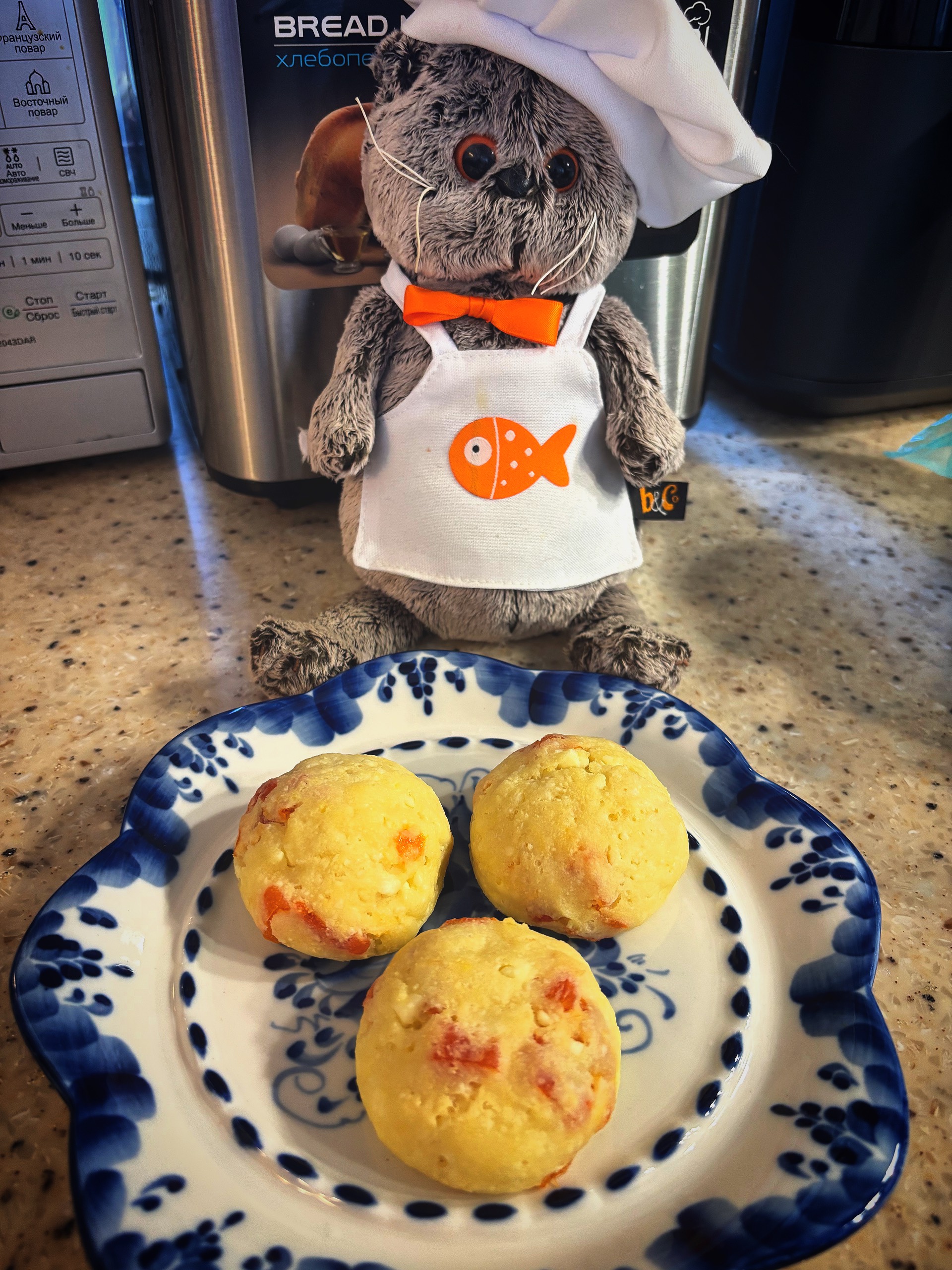 Творожные шарики с курагой