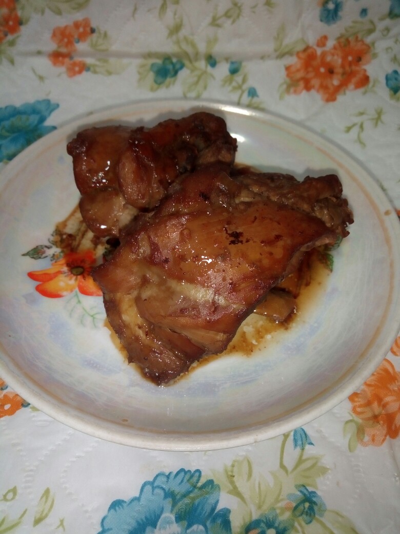 Курица с вишнёвым соком