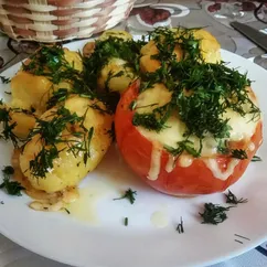 Картофель "Дофине" с нежной закуской 🍅