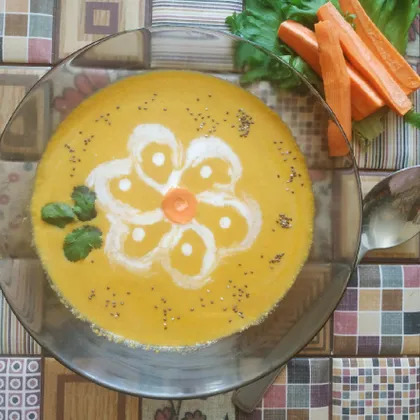 Имбирно-морковный крем-суп