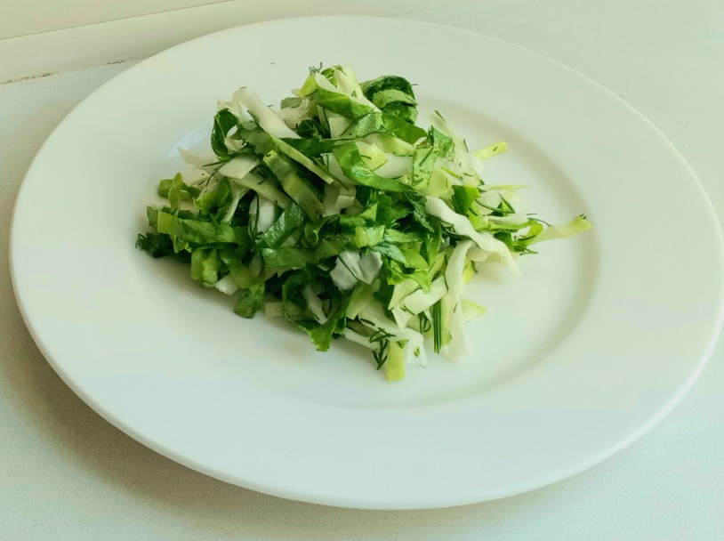 Салат с капустой пп