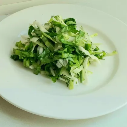 Салат с капустой пп