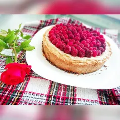 Песочный пирог с малиной🥧