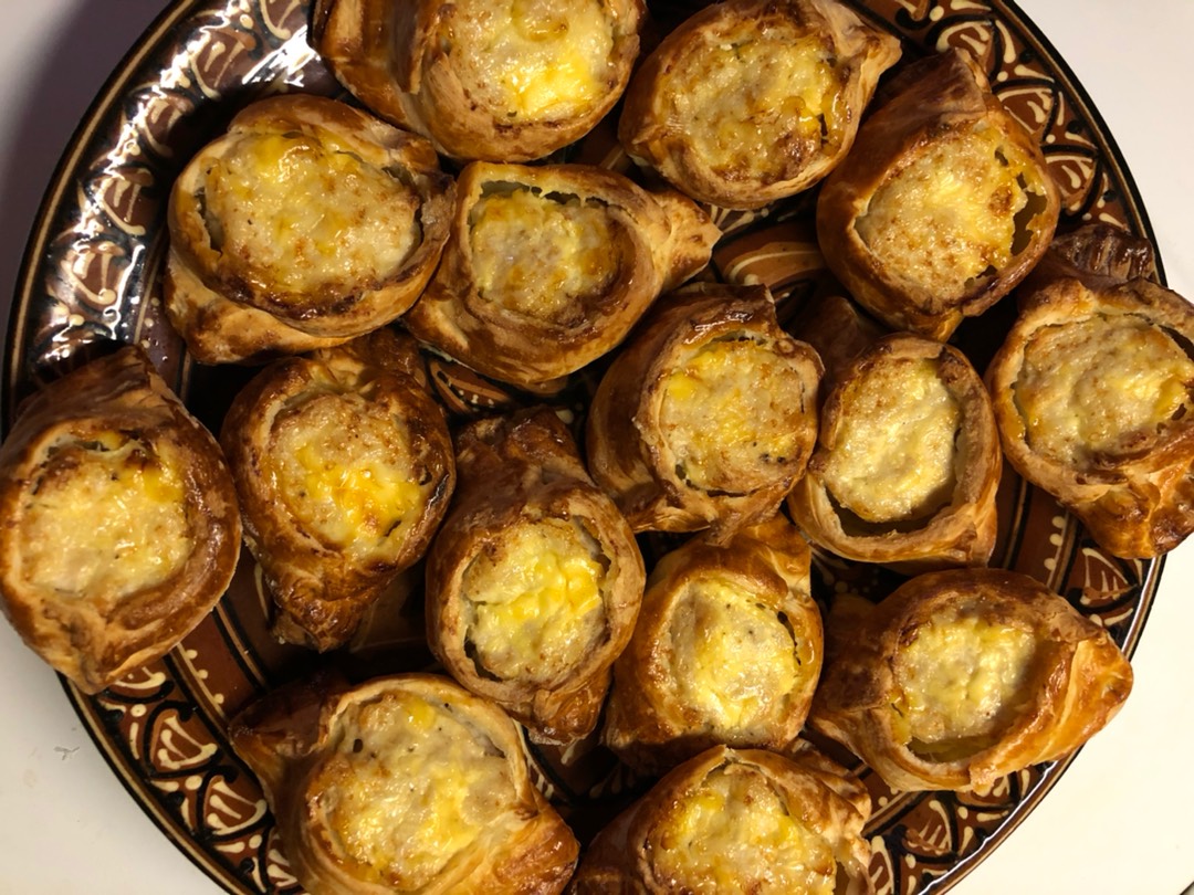 Лодочки с фаршем индейки)