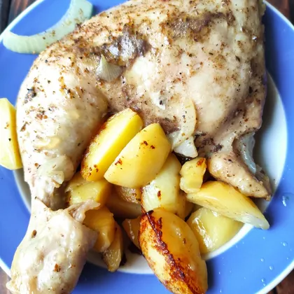 Тушеный картофель с курицей в мультиварке – пошаговый рецепт приготовления с фото