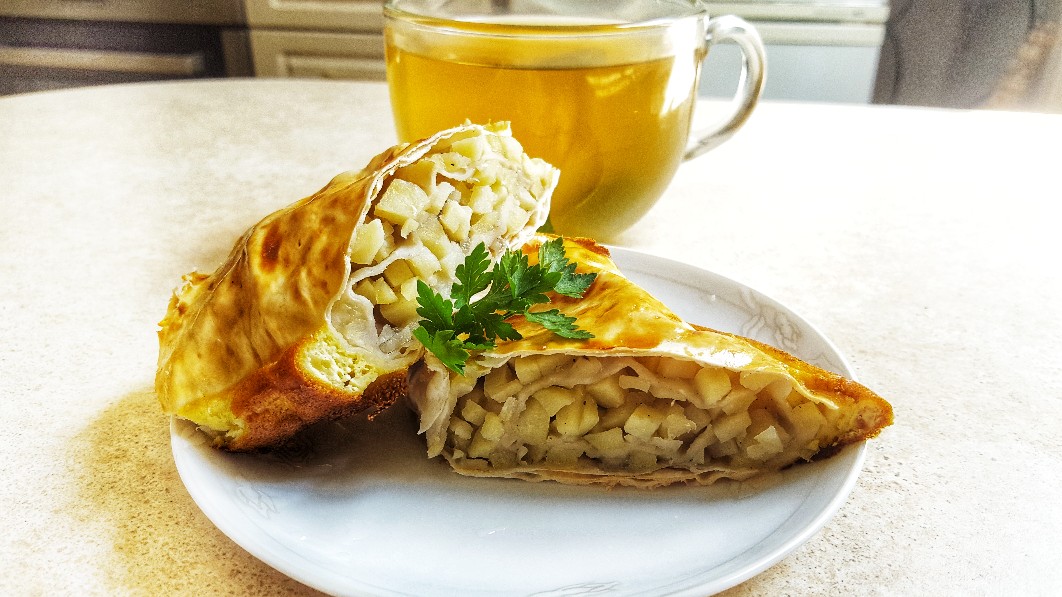 Лаваш с картофелем