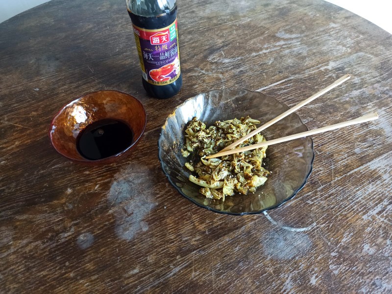 Пекинская капуста и устричный соус