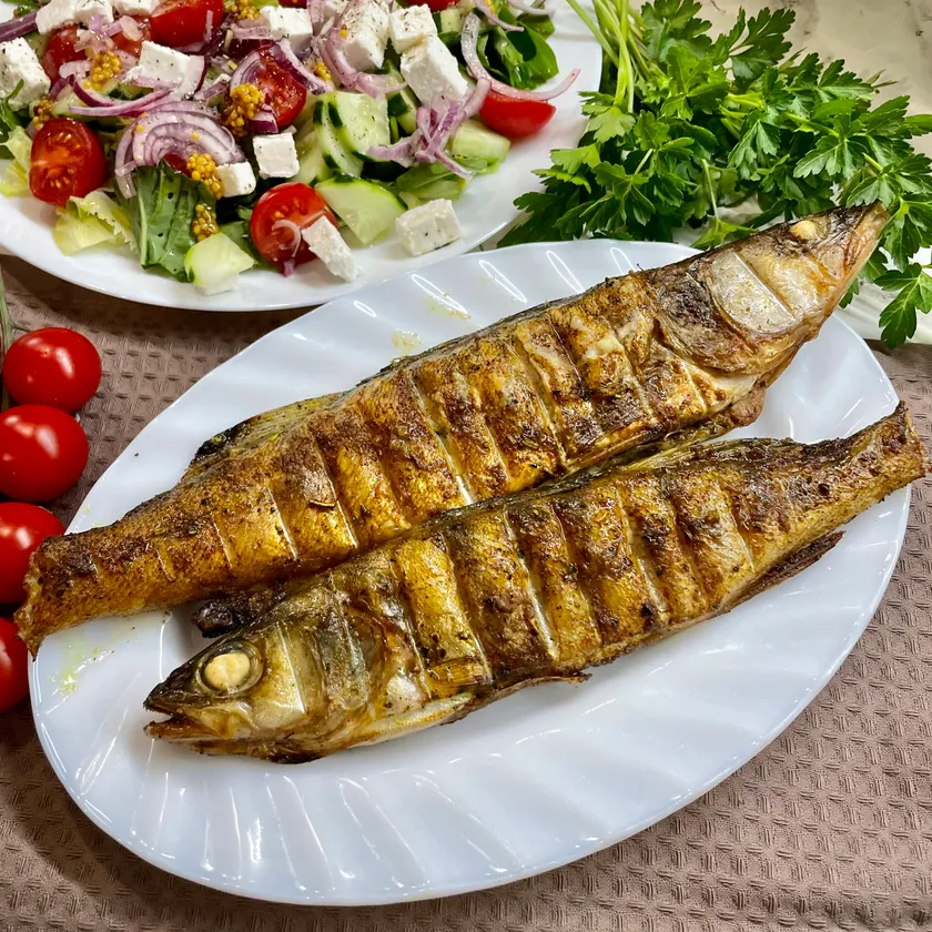 Рыба на мангале