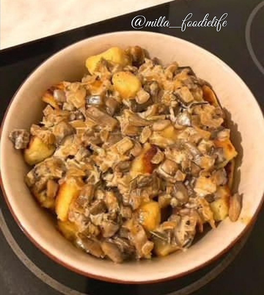 Картофельные ньокки с грибами