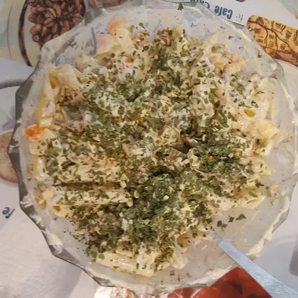 Салат из макарон